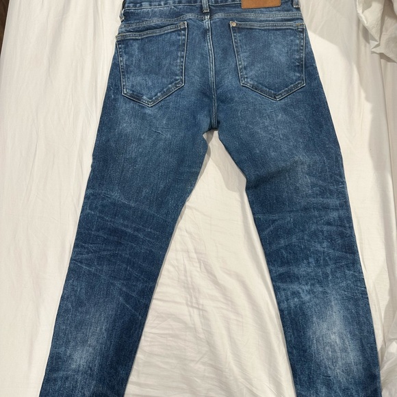 H&M slim low waist blue jeans in size 28/30 - Picture 2 of 2